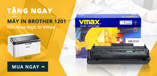 Tặng ngay máy in Brother 1201!