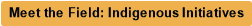 Meet the Field: Indigenous Initiatives