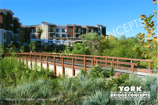 Adagio on the Green Pedestrian Bridge - Mission Viego, CA