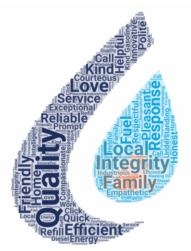 Quality, integrity, response word cloud 