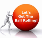 Ball Rolling Graphic